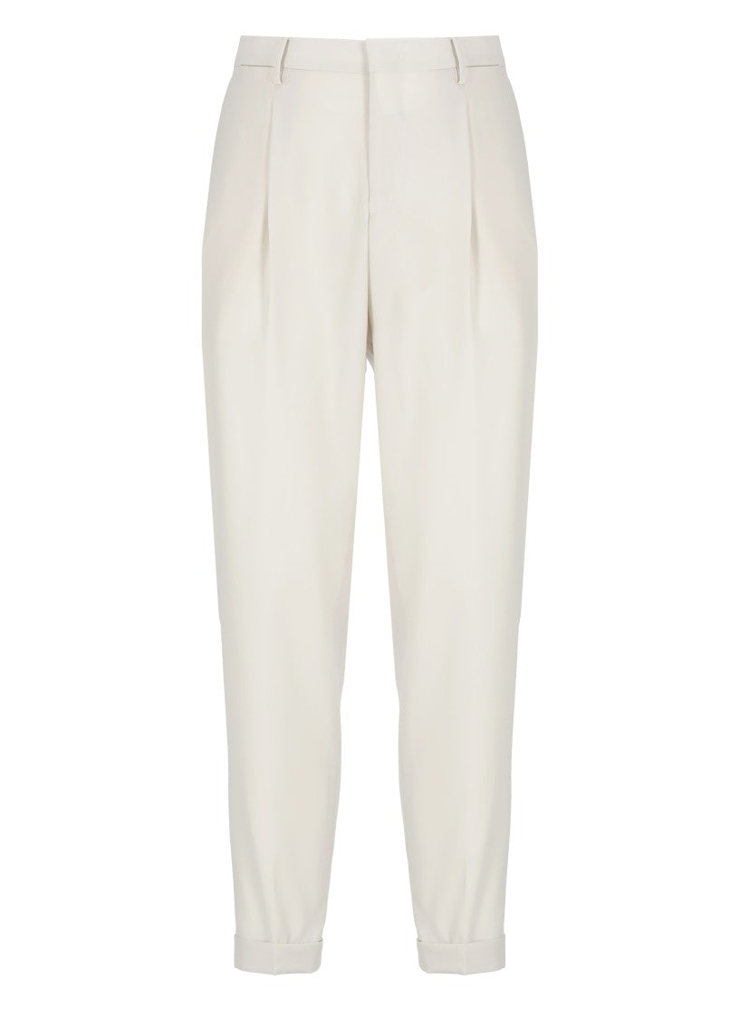 Briglia Ivory Virgin Wool Pants