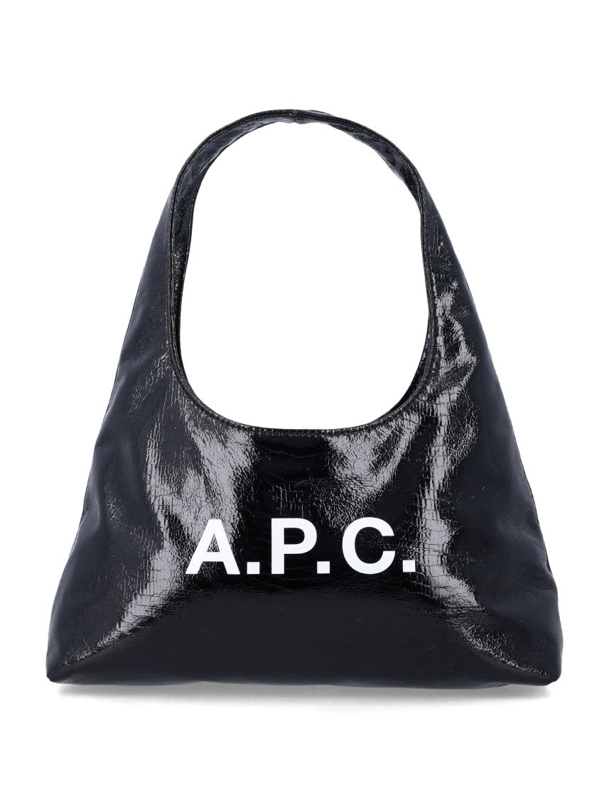 A.P.C. Compact Recycled Leather Effect Handbag With Dual Handles