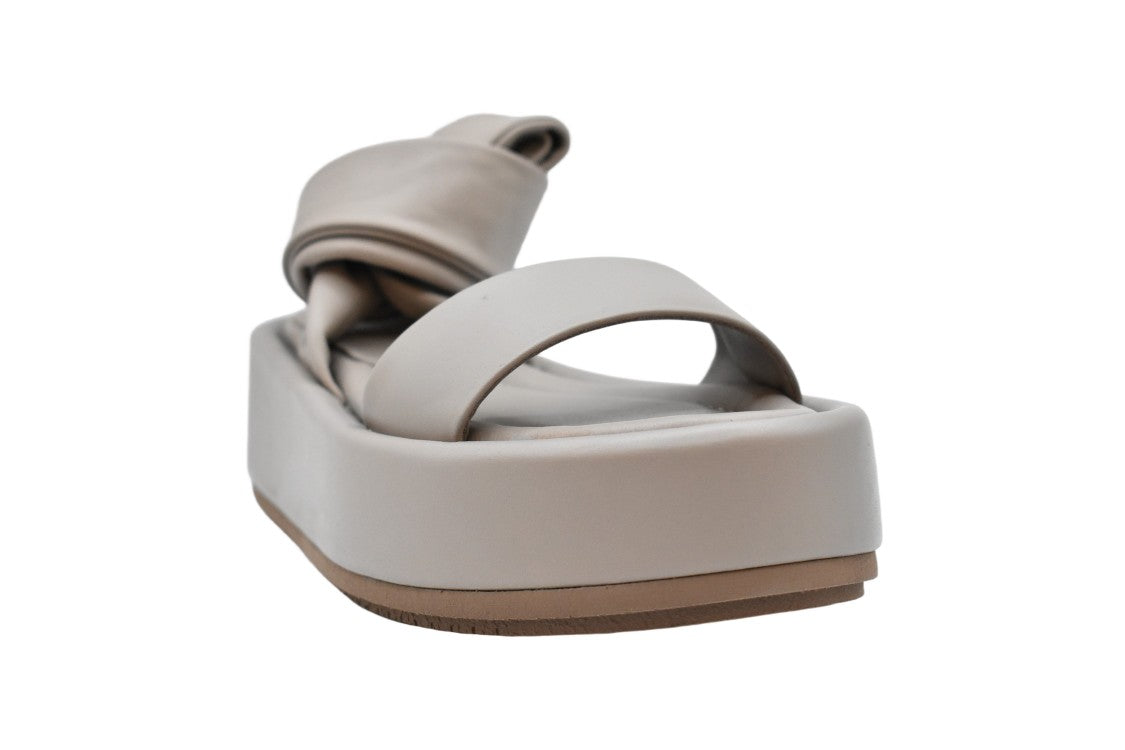 Paloma Barceló Dove Grey Platform Sandals
