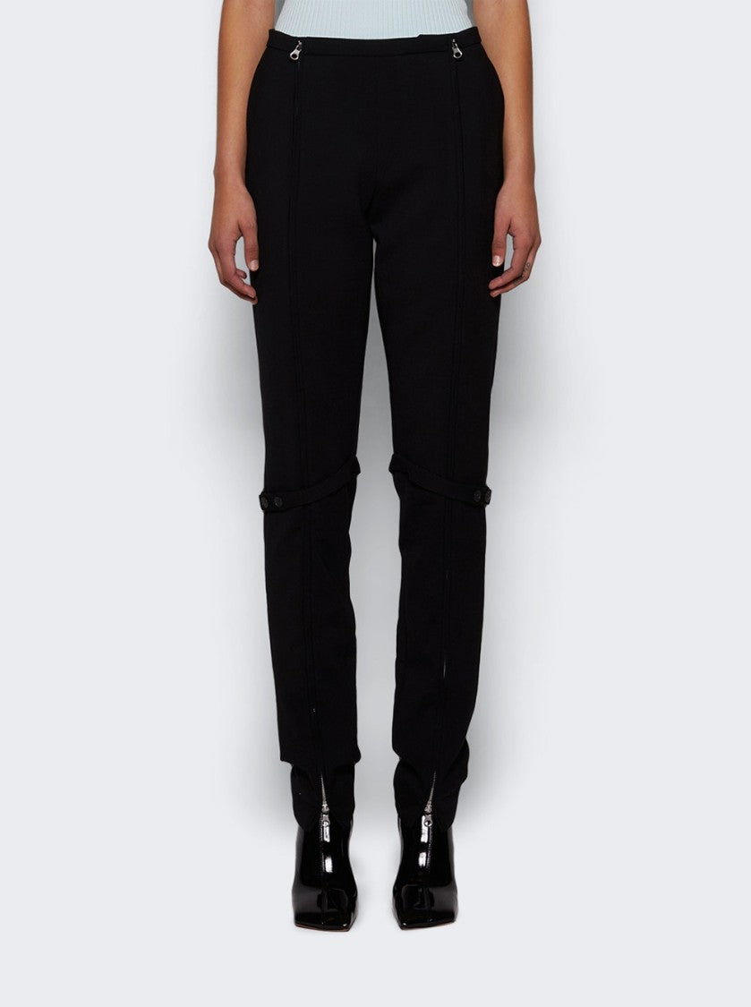 Courrèges Zipped Pants Black