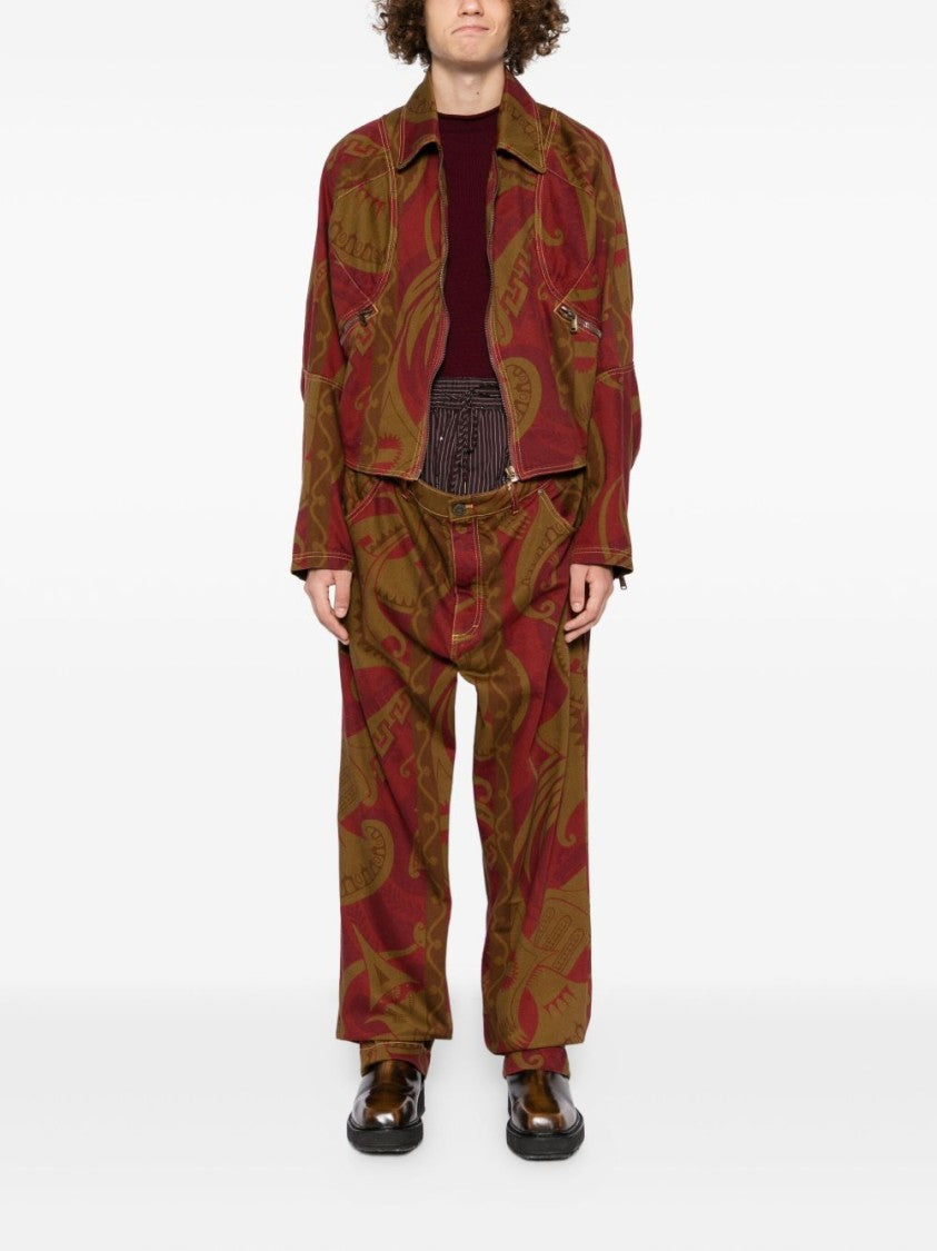 Vivienne Westwood Camel Brown Five Pocket Contrast Jeans