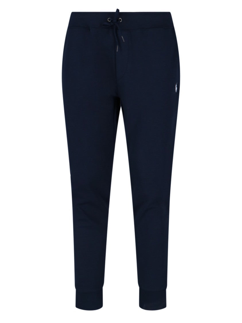 Polo Ralph Lauren Blue Elastic Waist Drawstring Track Trousers
