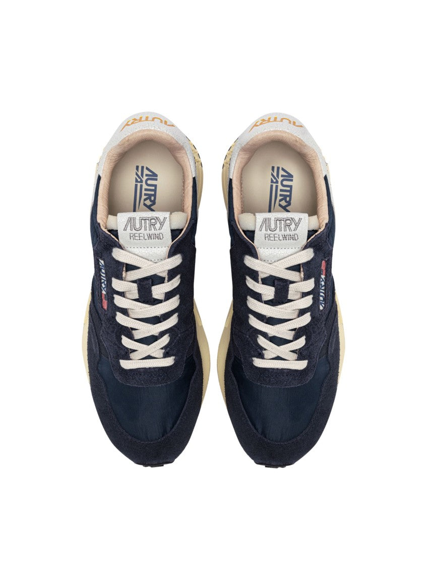 Autry Reelwind Navy Blue Low Sneakers