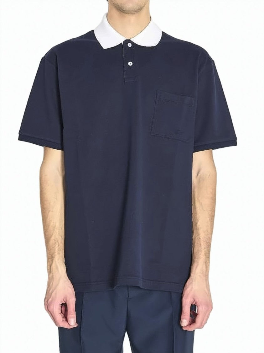 Gucci Short-Sleeved Polo Shirt With Contrasting Collar