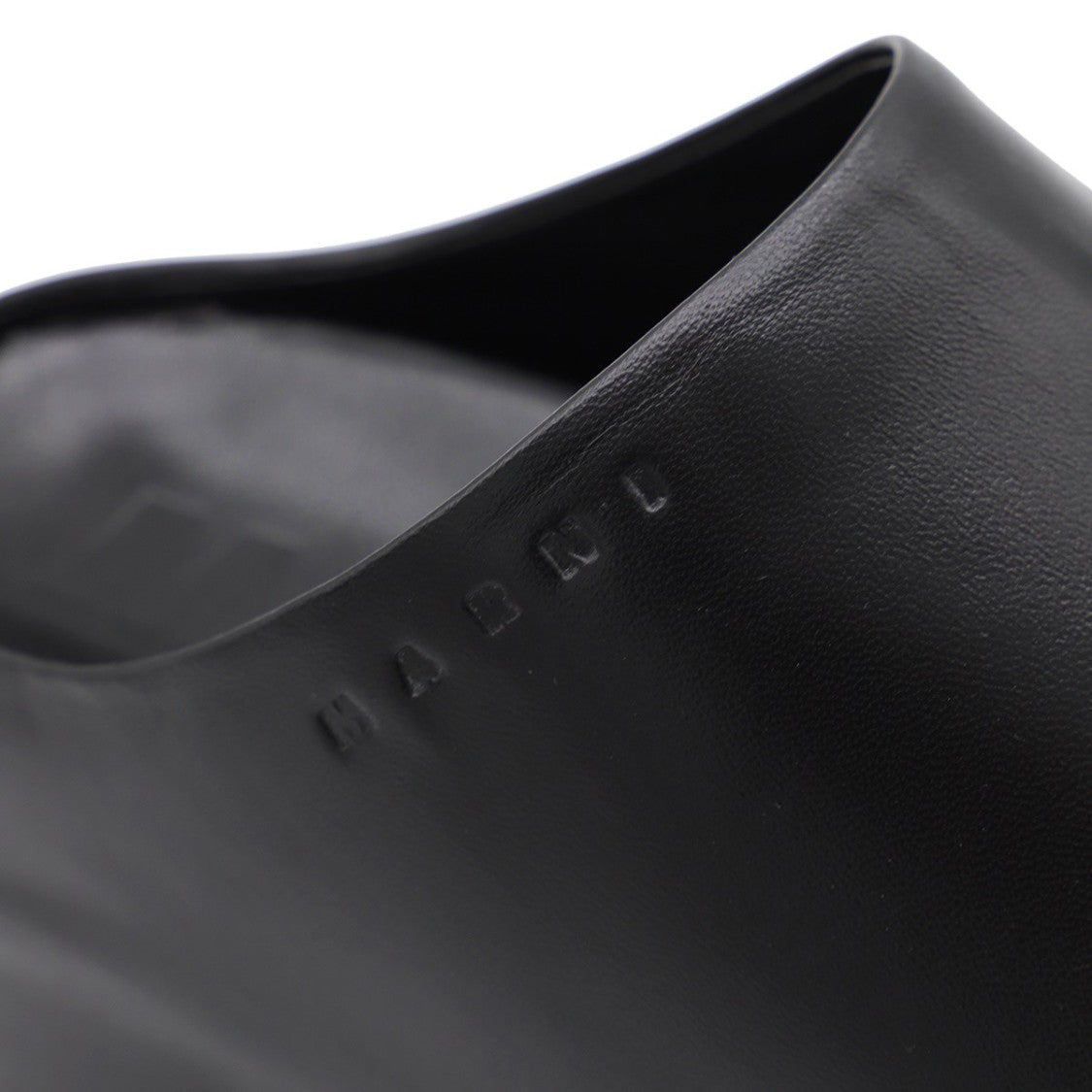 Marni Sculptural Black Sandals With Elevated Platform Sole