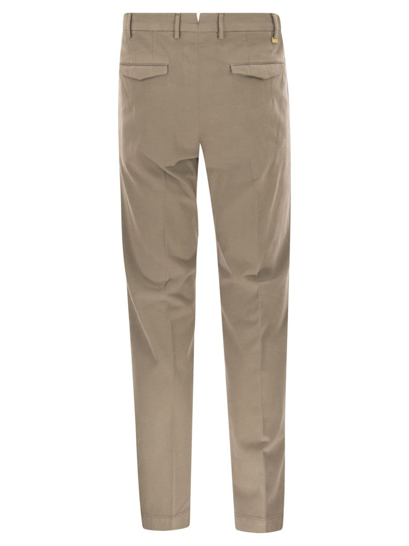 Pt Torino Master - Cotton And Cashmere Trousers
