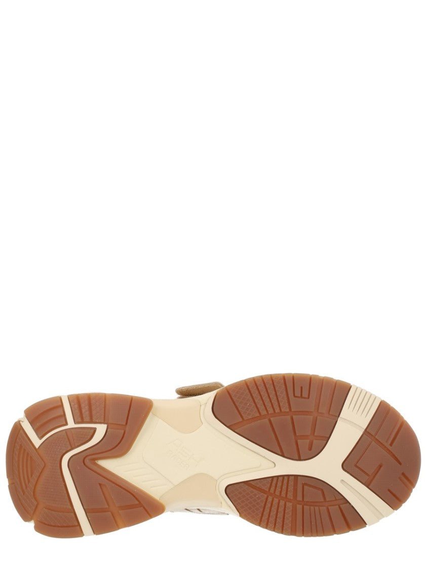 Ash Mary Jane Strap Suede Overlays Sneakers