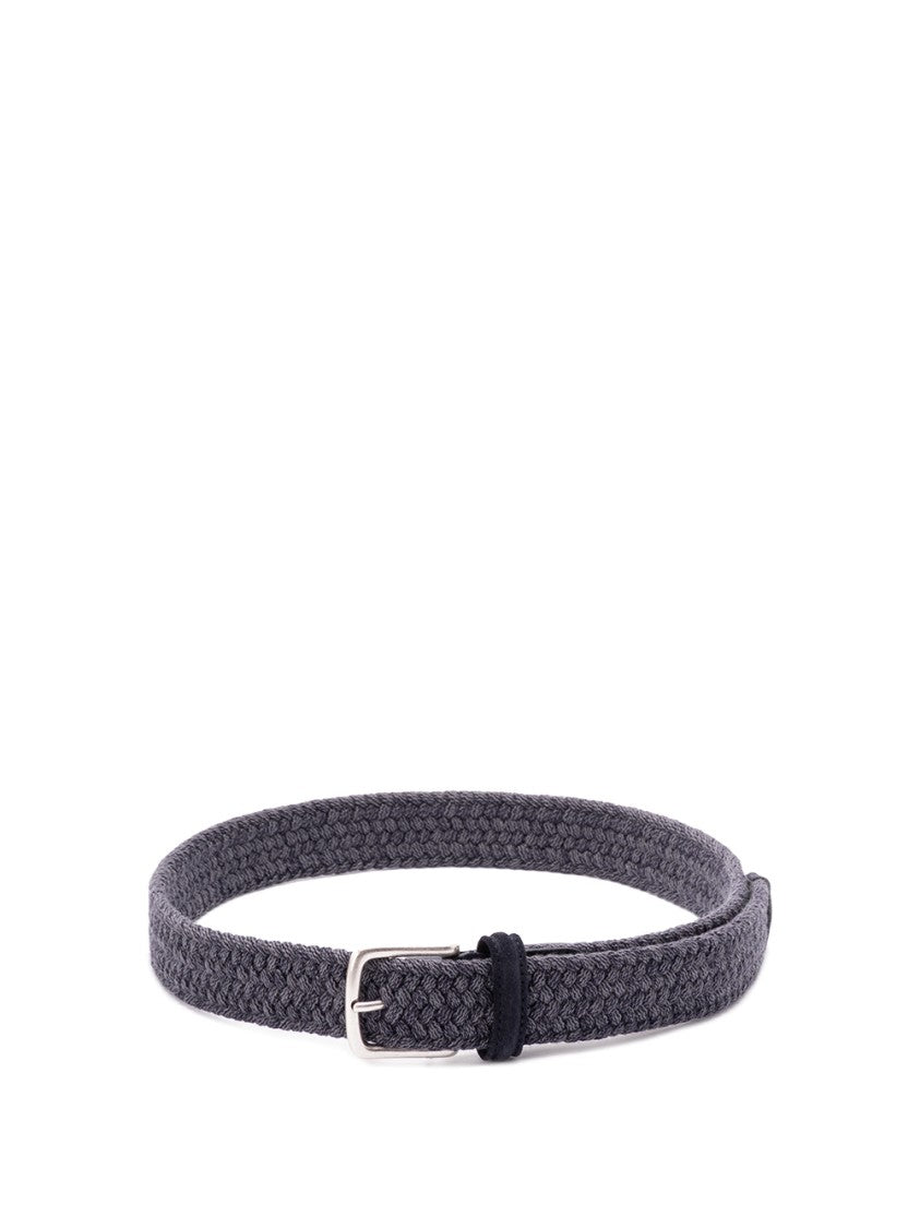 Anderson's Textured Grey Woven Belt