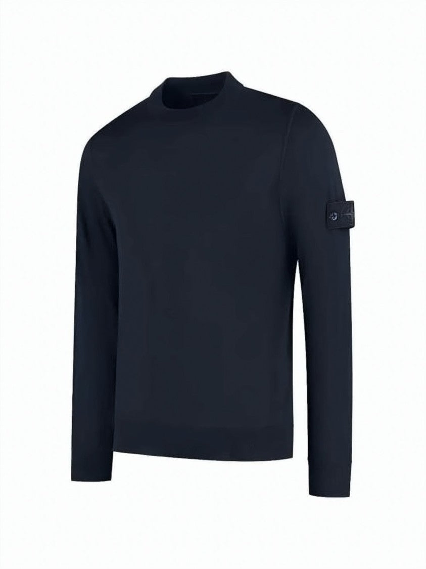 Stone Island Long-Sleeve Sweatshirt With Subtle Patch Detail