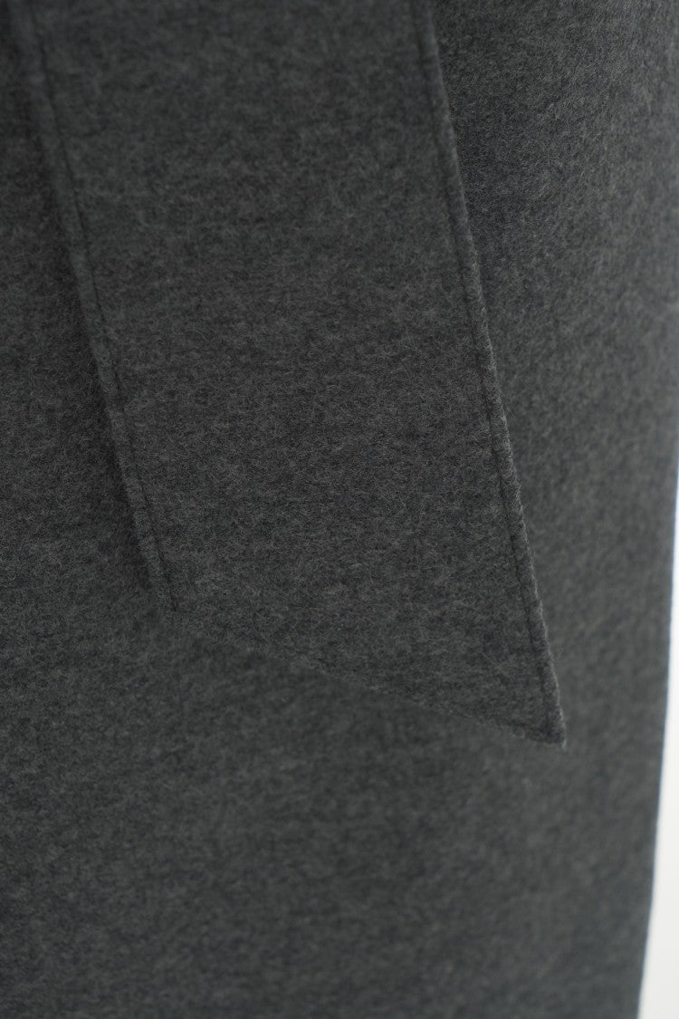 Harris Wharf London Coat With Belt At The Waist