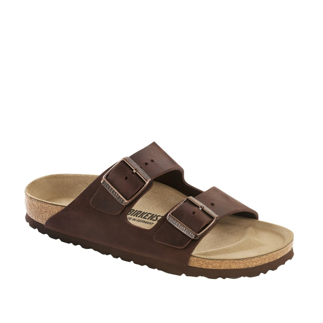 Birkenstock Arizona Sandal In Brown Oiled Leather