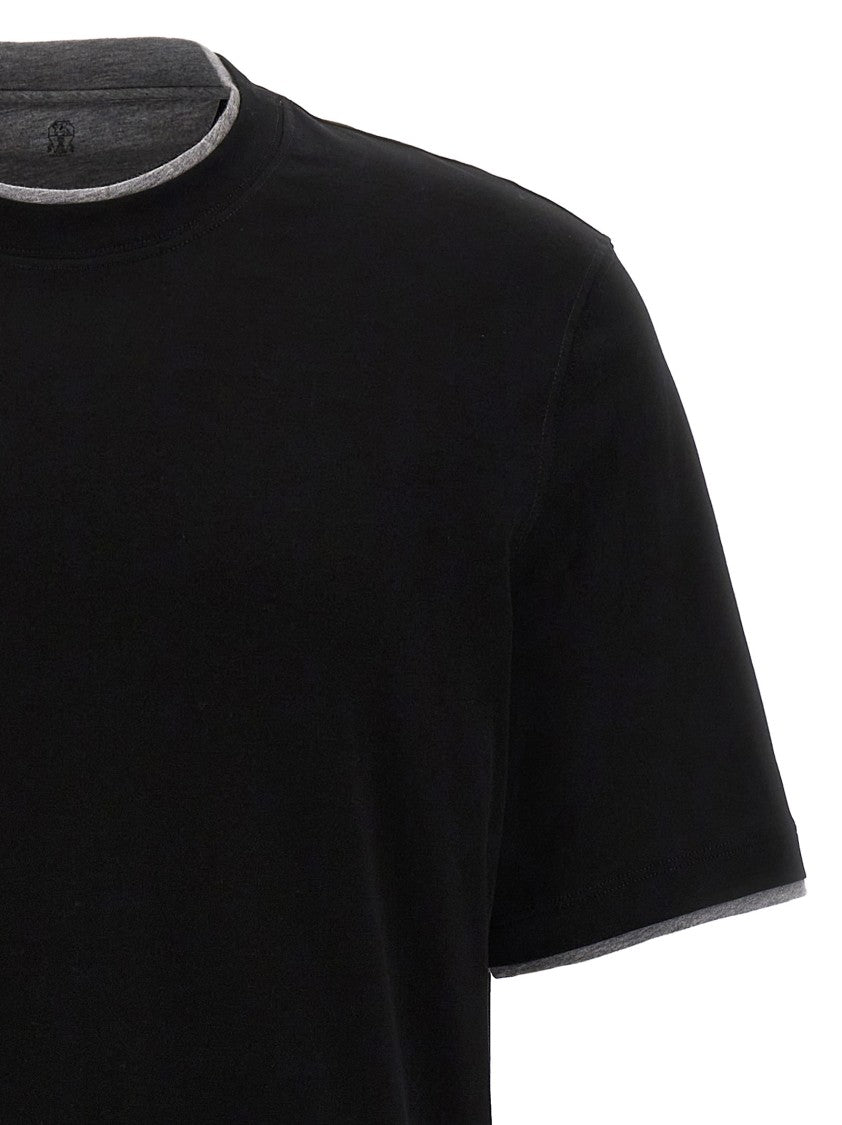 Brunello Cucinelli Double Hem T-Shirt