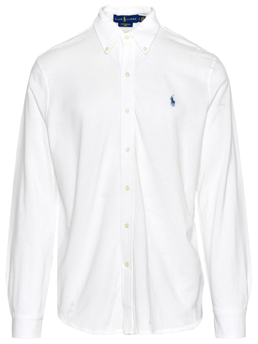 Polo Ralph Lauren White Cotton Sweater