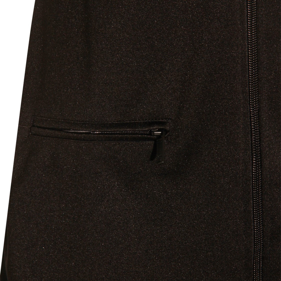 Courrèges Black Midi Dress With High Collar