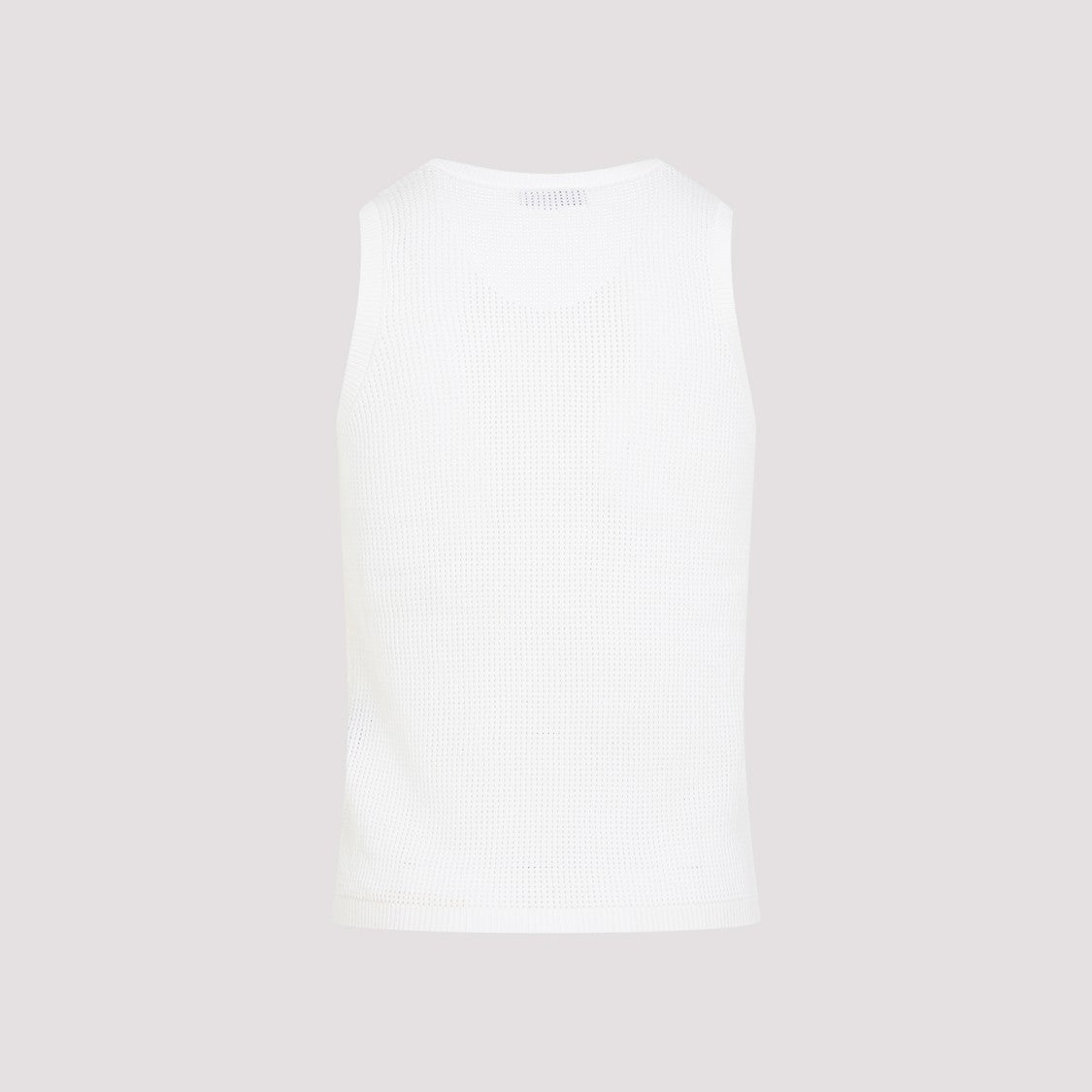 Dries Van Noten Sleeveless Textured Top With Clean Silhouette