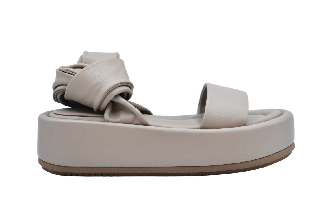 Paloma Barceló Dove Grey Platform Sandals