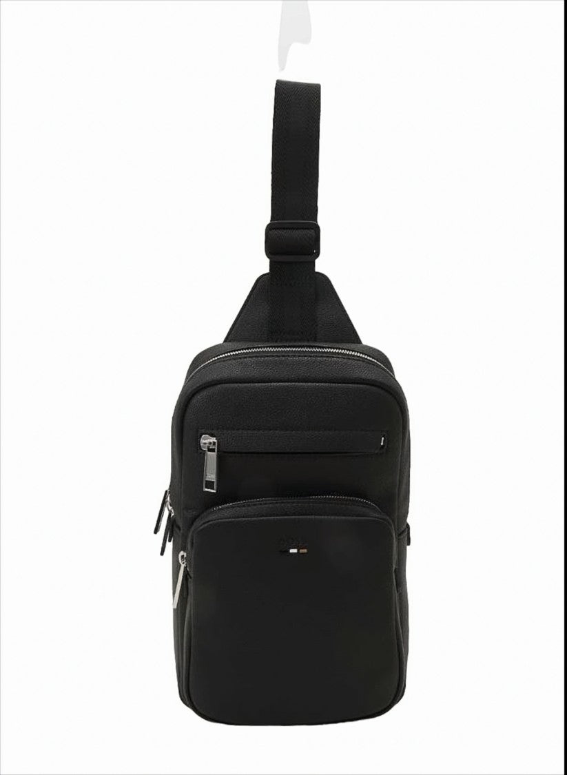 Boss Compact Structured Belt Bag With Zipper Closure