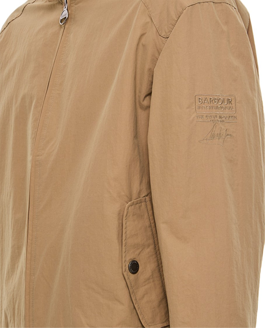 Barbour Rectifier Harrington Outerwear With Buttoned Collar