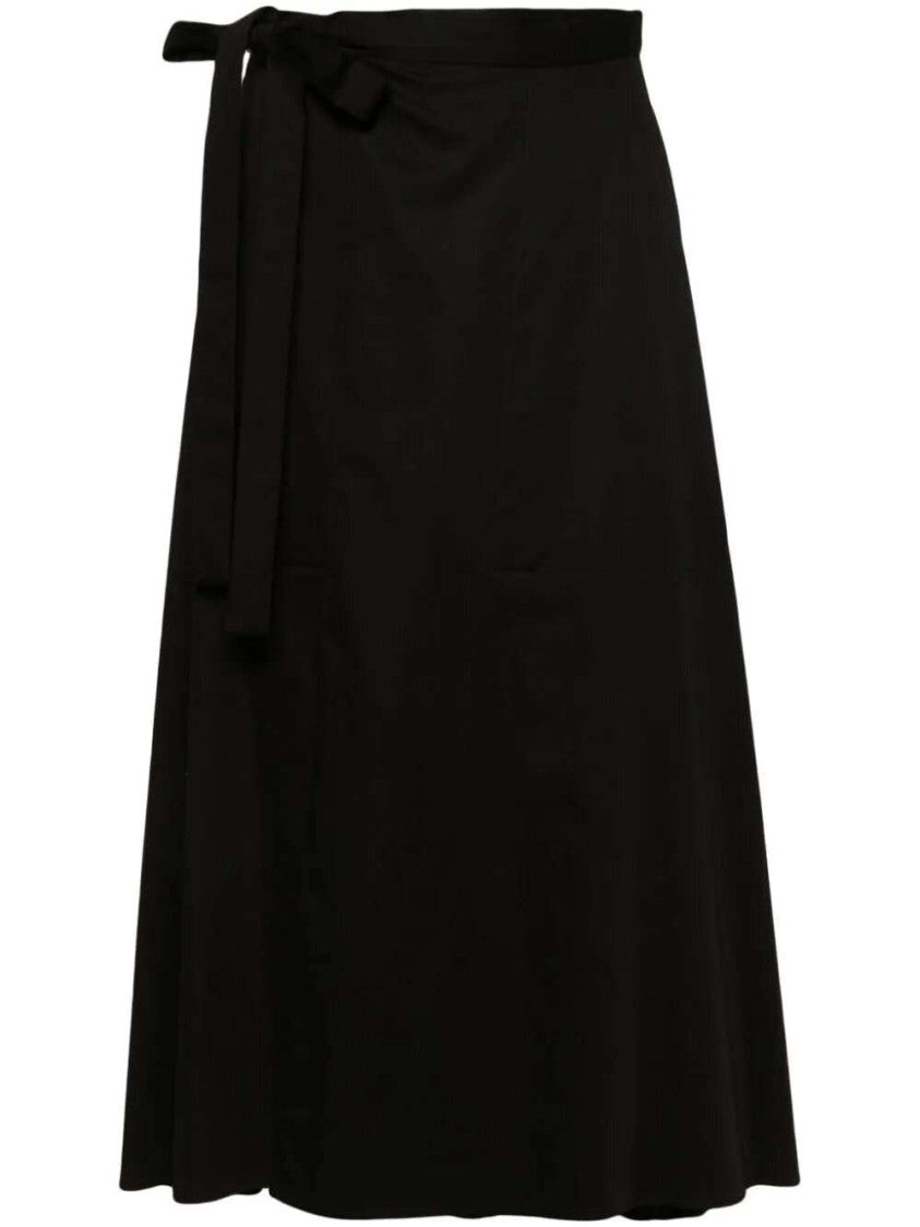 Joseph Alix Black Cotton Skirt