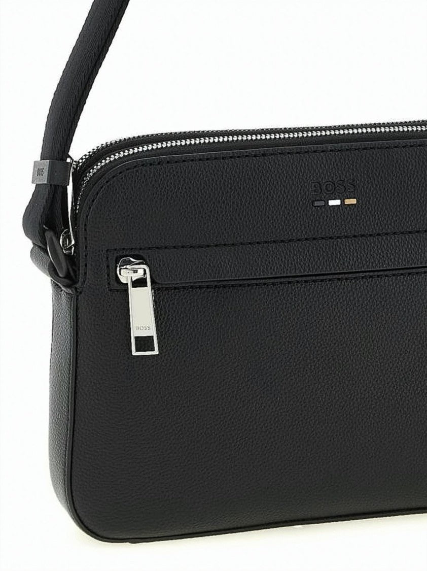 Hugo Boss Rectangular Black Crossbody Bag