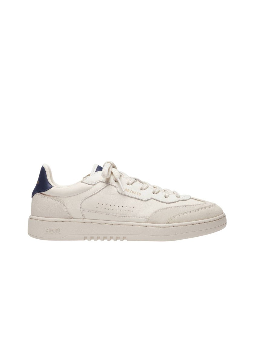 Axel Arigato Light Beige/Dark Blue Dice T-Toe Leather Suede Sneakers