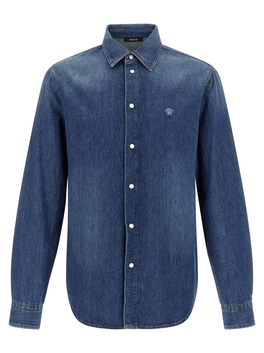 Versace 'Medusa' Patch Shirt