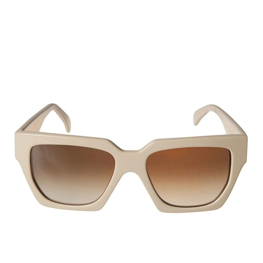 Kador Charlize Bold Oversized Square Frame Sunglasses In Beige