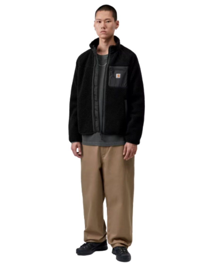 Carhartt Wip Black Prentis Polyester Fleece Jacket