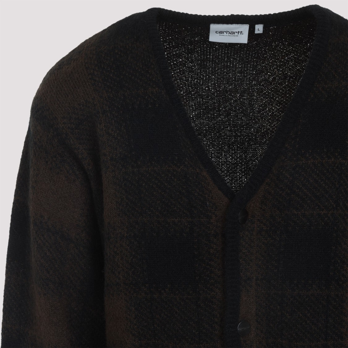 Carhartt Wip Everson Black Alpaca Cardigan