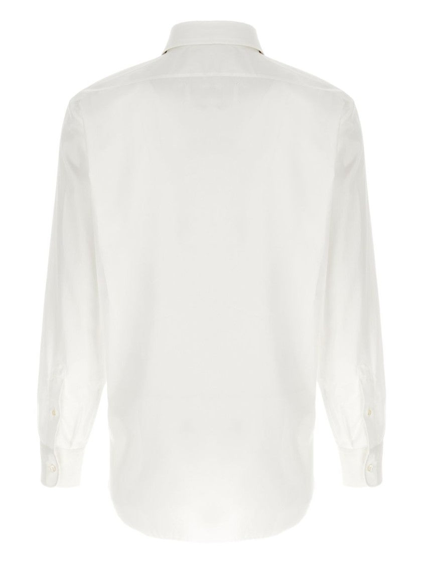 Maison Margiela Classic Long-Sleeve White Shirt With Design
