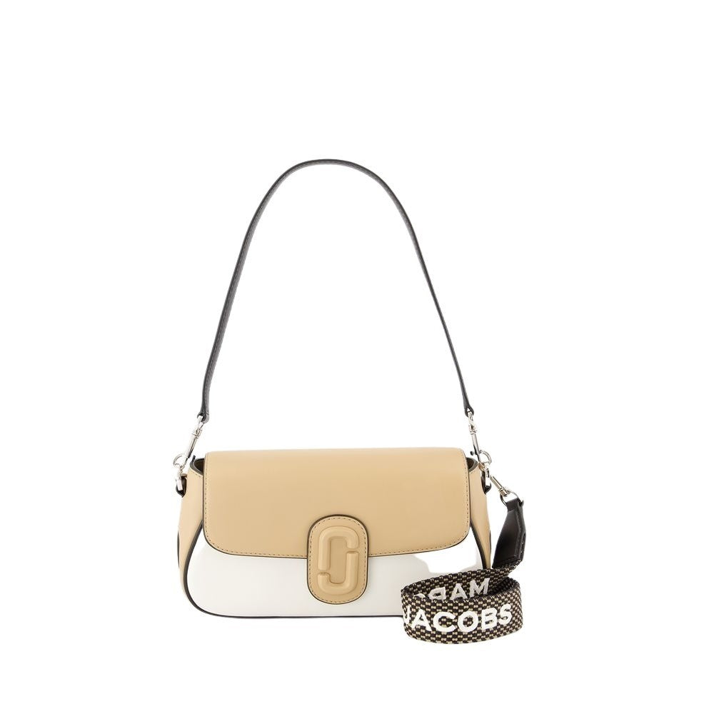 Marc Jacobs The Large Clover Shoulder Bag - Leather - Beige