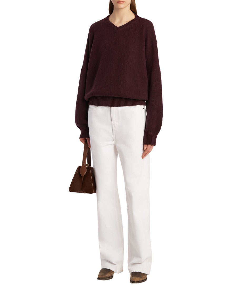 Khaite Five-Pocket Straight Leg Denim Trousers