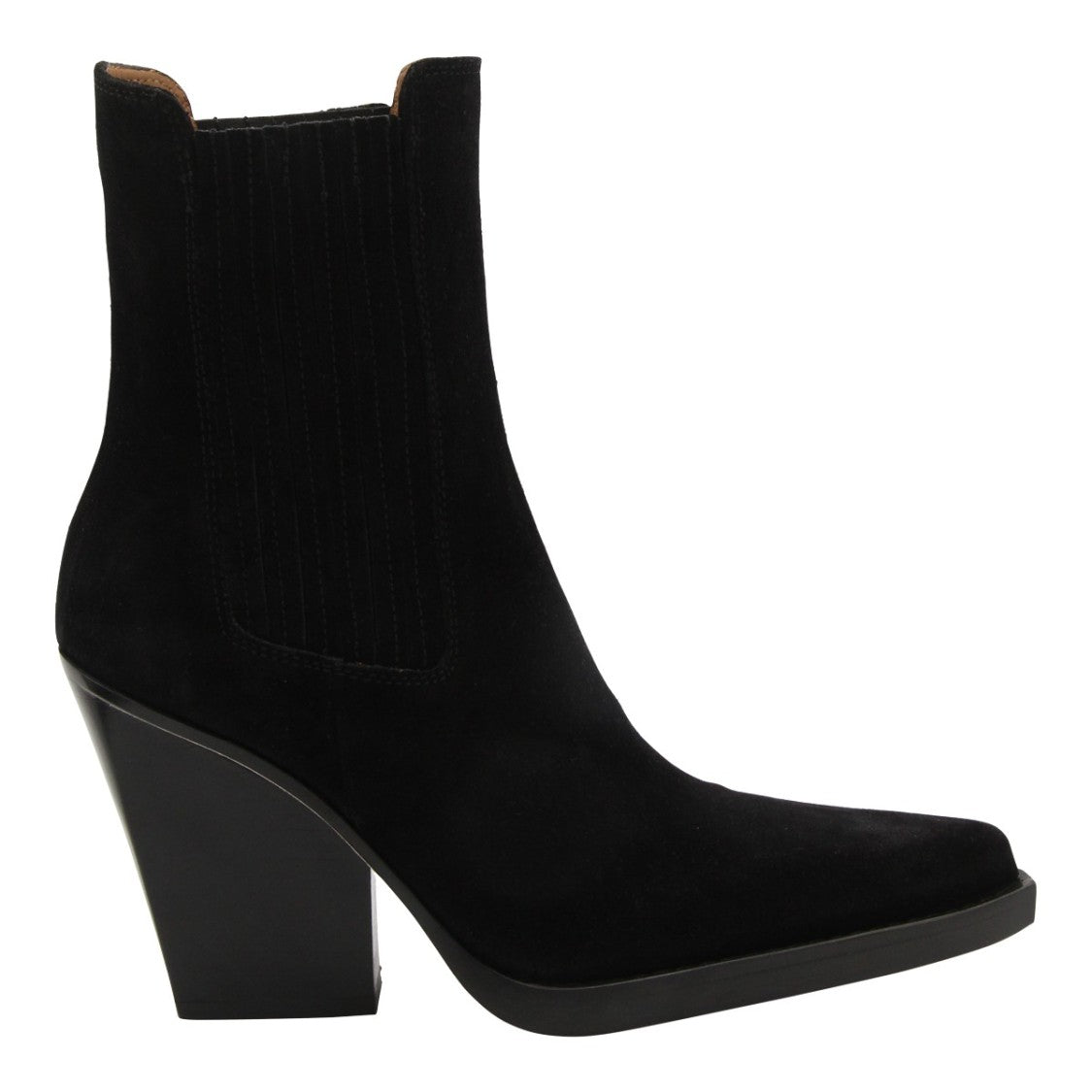 Paris Texas Pointed Toe Boots With Heel