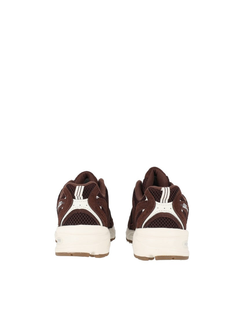 New Balance Pumpernickel Suede Mesh Low-Top Sneakers