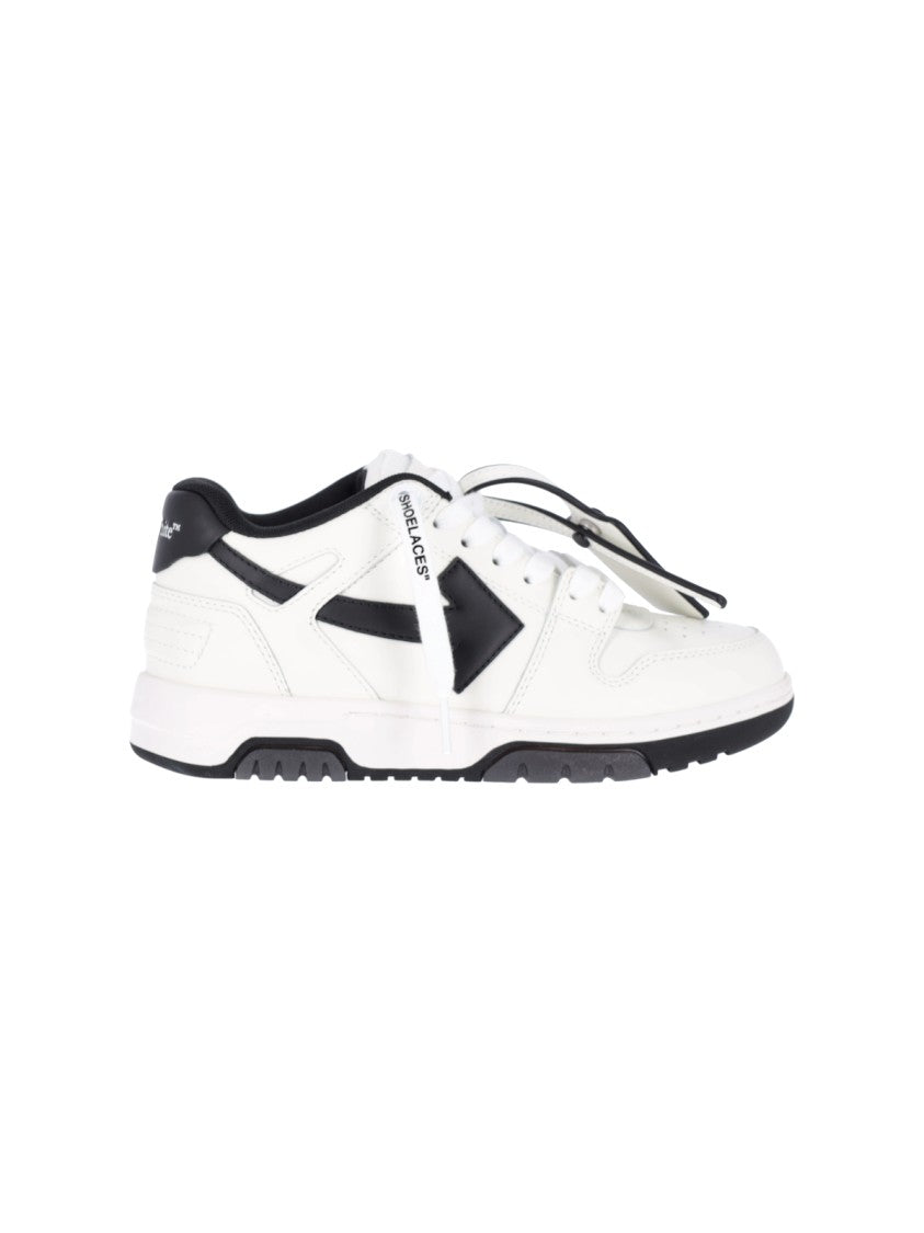 Off-White White Leather Out Of Office Sneakers