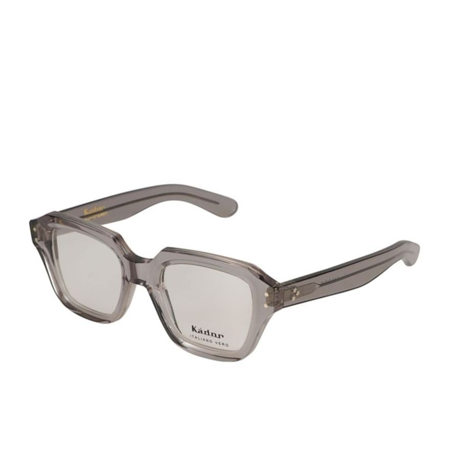 Kador Smoke Translucent Smoky Gray Square Frame Eyeglasses