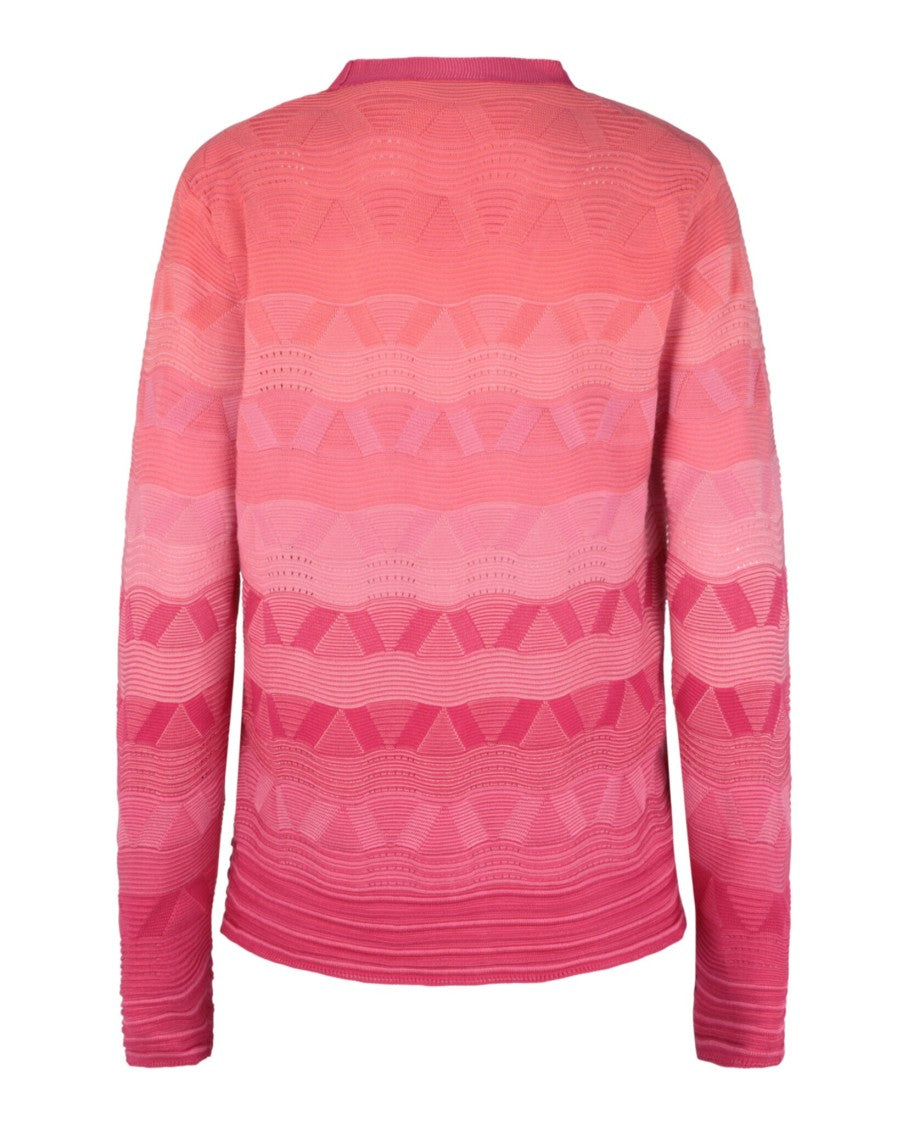 M Missoni Wave-Pattern Slim Cardigan