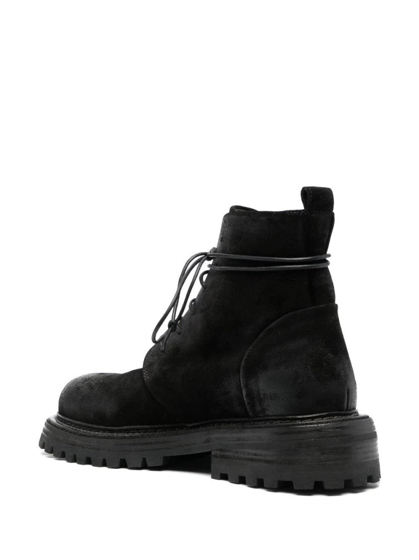 Marsèll Ankle Boots With Lace-Up Closure And Rugged Sole