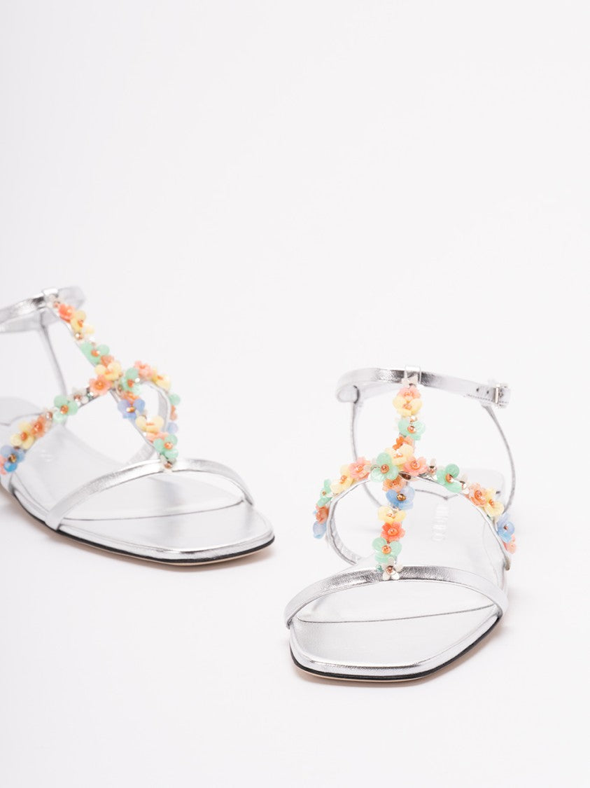 Jimmy Choo `Gwyn/Daisy Flat` Sandals