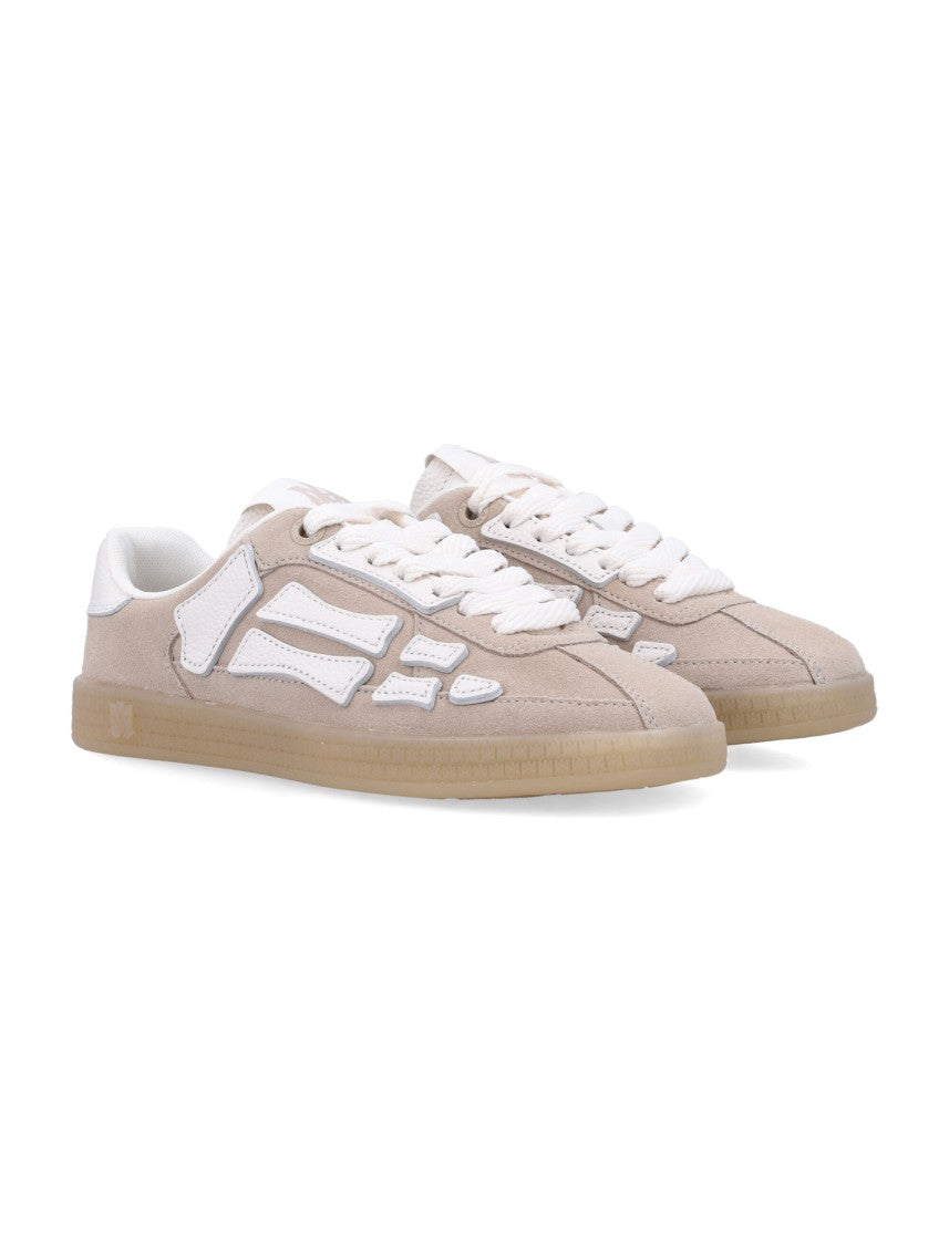 Amiri Beige Suede Low-Top Sneakers