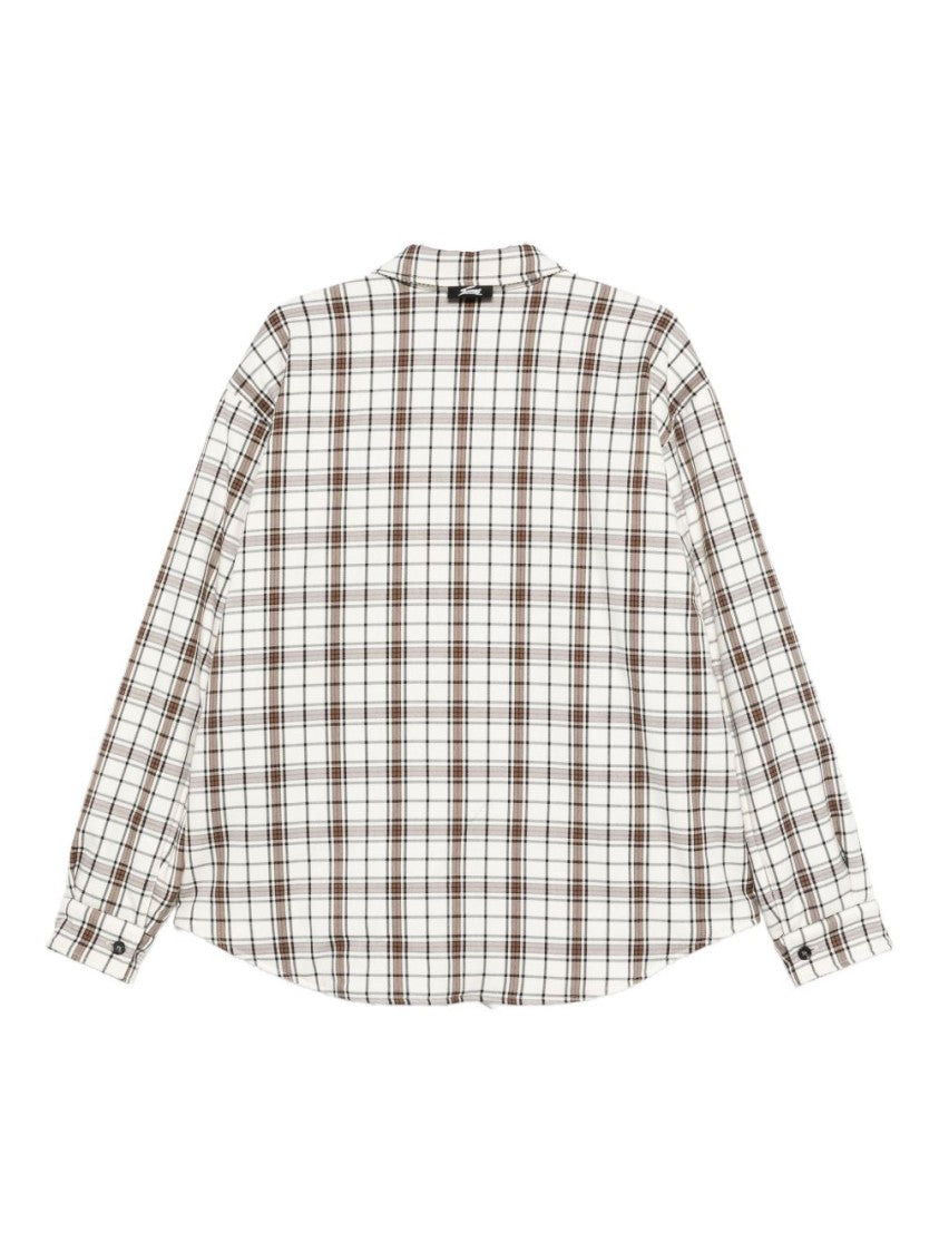 Msgm Checkered Patterned Relaxed Fit Shirt