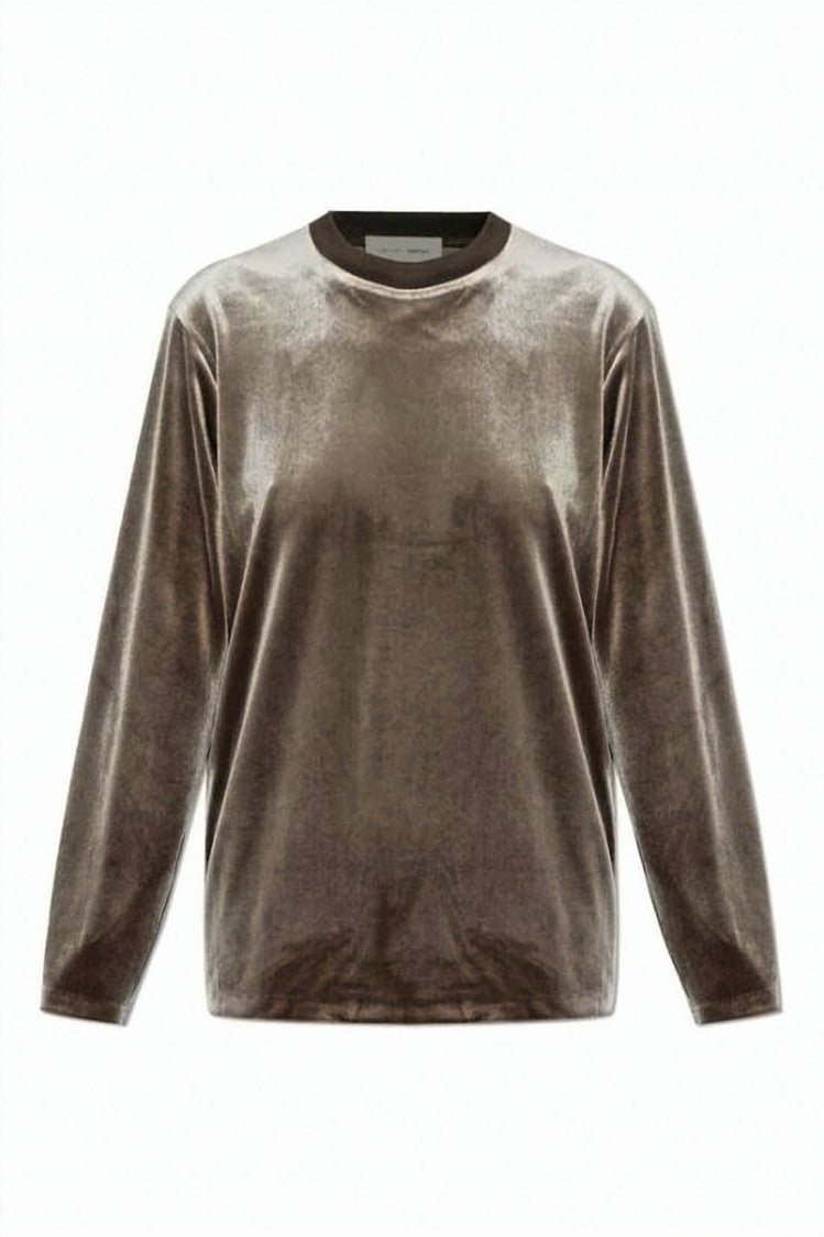 Fear Of God Long-Sleeve Velvet Texture Top With Subtle Sheen