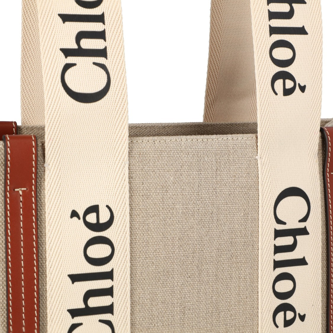 Chloé Medium Woody Tote Bag Brown