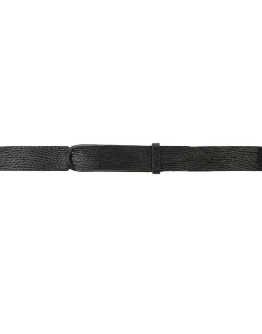 Orciani Matte Finish Adjustable Raw Calf Leather Belt