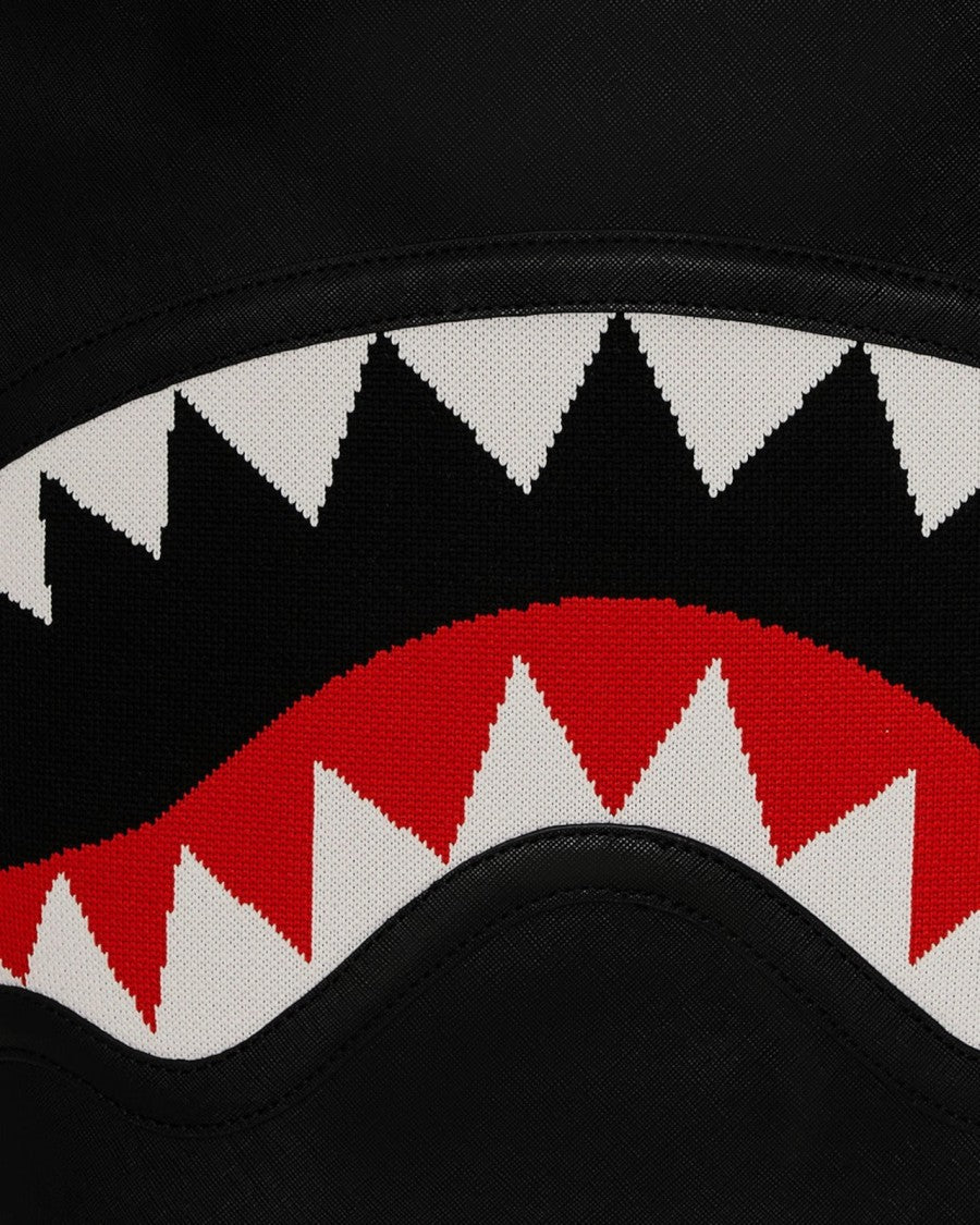 Sprayground Black Graphic Backpack With Ergonomic Design