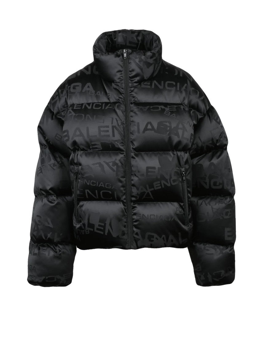 Balenciaga Black Polyamide Quilted Down Jacket