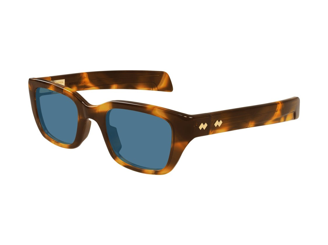 Bottega Veneta Gold Bv1393s Tortoiseshell Acetate Oversized Square Sunglasses
