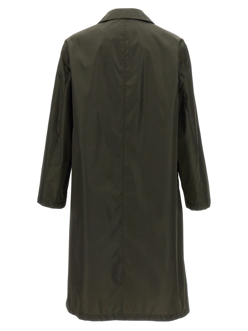 Jil Sander Single-Breasted Nylon Twill Trench Coat