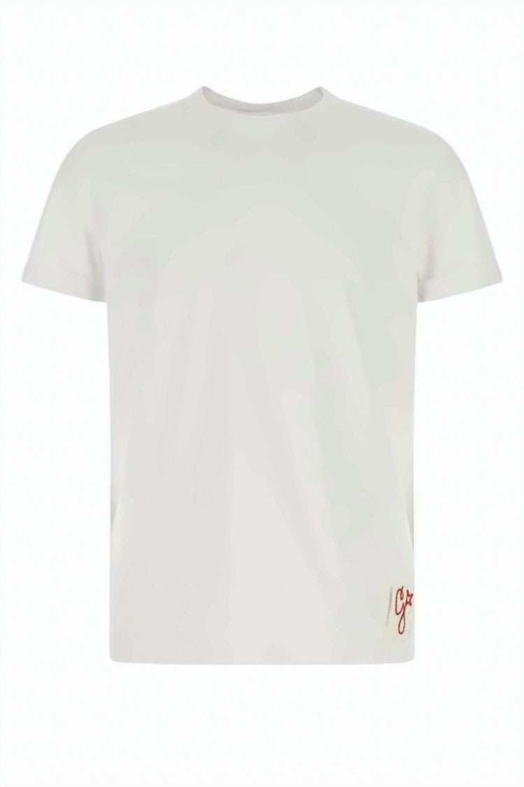 Golden Goose Short-Sleeved Classic Crew Neck T-Shirt With Logo Detail
