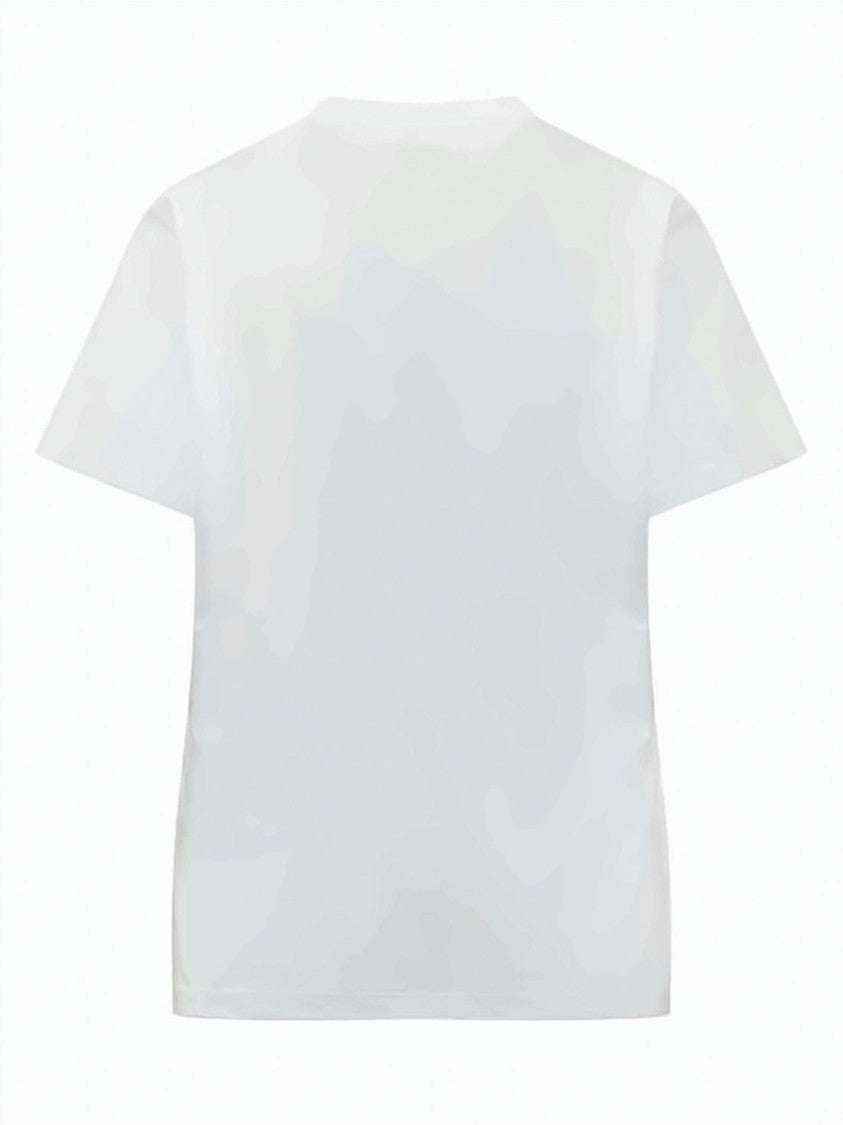 Ganni Short-Sleeved Cotton T-Shirt With Cherry Graphic